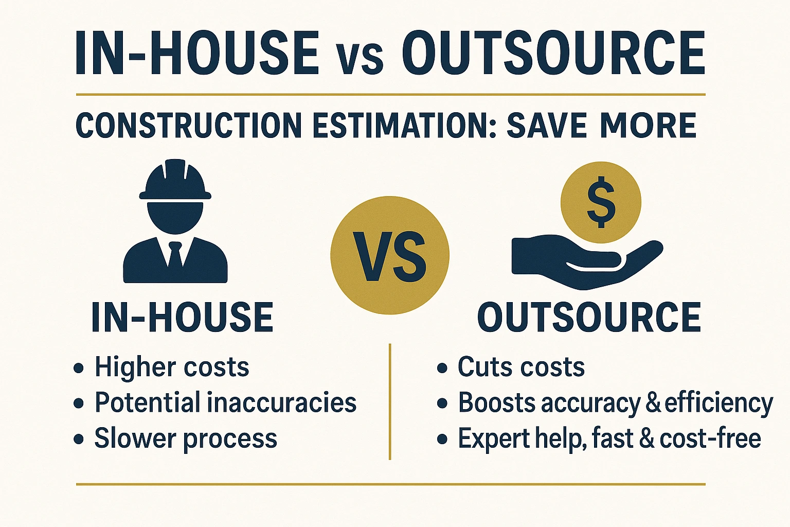 In-House vs Outsource Construction Estimation