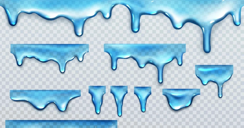 Collection of blue water drop and drip effect graphics with transparent backgrounds for design use- Waterproofing Takeoff Services Why Local Knowledge Matters