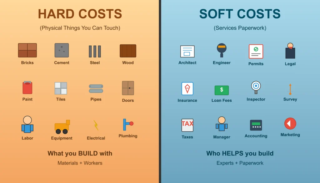 Soft vs. Hard Costs in Construction